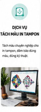 dỊch vỤ tÁch mÀu in lỤa
