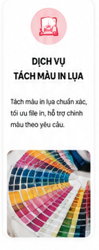 dỊch vỤ tÁch mÀu in tampon